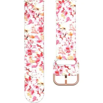 Příslušenství k chytrým hodinkám eses Sportovní silikonový řemínek - Třešňové květy, 20 mm