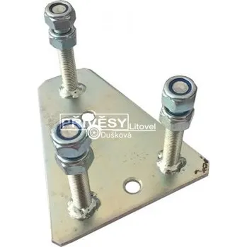 Přívěs k motorovému vozidlu Držák rezervy pro kolo s kol. roztečí 5×112 mm, montáž na bok/čelo přívěsu