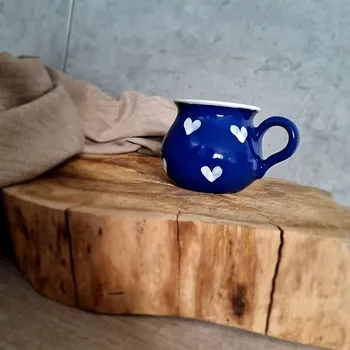 Bureš šálek keramický 200 ml modrý