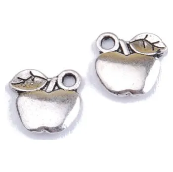 Přívěsek JABLKO, 9x10mm, 2ks