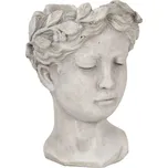 Clayre & Eef, Holandsko Clayre & Eef - Kameninový květináč WOMAN - 16*15*21 cm