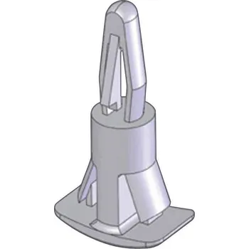 Richco RLCBSC-10-01 distanční sloupek do DPS plochá hlava polyamid Délka 10 mm 1 ks