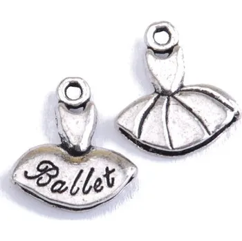 Přívěsek Přívěsek ŠATY, 14x16mm, 2ks