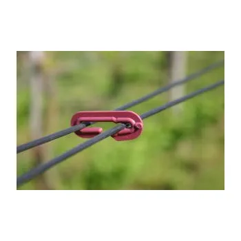 Opora na rostlinu REMA Svorka dvojdrátí REMA 1008 DRAHTEX 1 - balení 1000 ks pro drát 2,5 - 3,1 mm