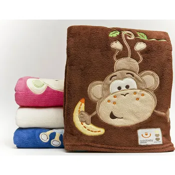 Dětská deka Dětská deka se zvířátkem opička 76x102 cm Bobobaby Varianta: šedý medvídek