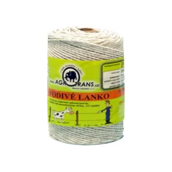 Ohradník Eurolanko 6 vodičů, 2,5 mm, bílé 200m