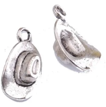 Přívěsek Přívěsek KLOBOUK, 8x16mm, 2ks