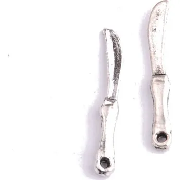 Přívěsek Přívěsek Nůž, 3x25mm, 2ks