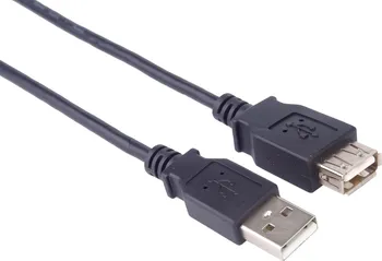 Datový kabel PremiumCord prodlužovací kabel USB 2.0 AA 0,5 m černý