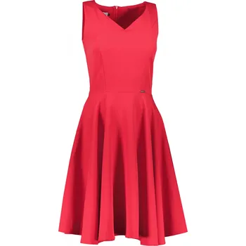 Dámské šaty Dámské šaty NUMOCO A114-3 ČERVENÁ L