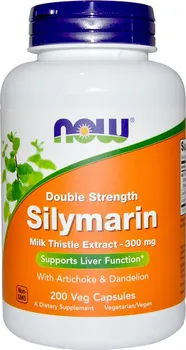 Přírodní produkt Now Foods Double Strength Silymarin 300 mg