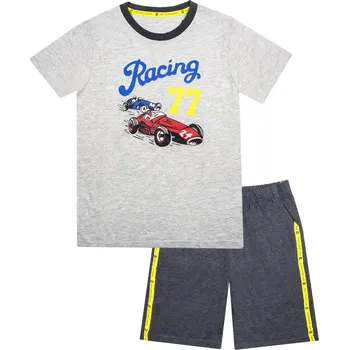 Chlapecké pyžamo Chlapecké pyžamo - Wolf S2168, světle šedý melír Barva: Světle šedý melír, Velikost: 146