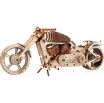 Ugears 3D dřevěné mechanické puzzle VM-02 Motorka (chopper)
