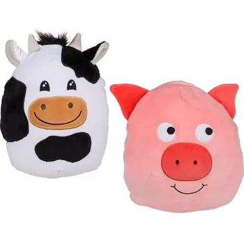 Dětské zboží Plyšová hračka 2v1 - zvířátka Kravička/Prasátko