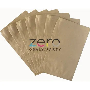 Obalový materiál Sáček papírový kupecký plochý 3,0 kg, 1vrstvý - přírodní