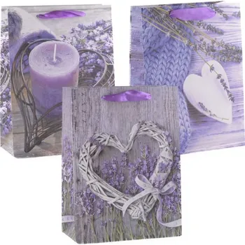 Dárková taška Dárková taška Levandule 32x25,8x9,7cm
