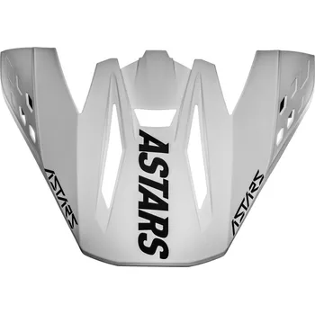 Helma na motorku kšilt pro přilby S-M5 RAYON 2022, ALPINESTARS (bílá/černá matná)