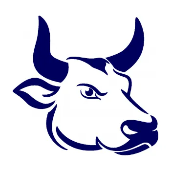 Samolepící dekorace SAMOLEPKA Býk 009 pravá (23 - tmavě modrá) NA AUTO, NÁLEPKA, FÓLIE, POLEP, TUNING, VLASTNÍ TEXT, TISK, AUTOSAMOLEPKY.cz, POLEPY, OBRÁZEK, LOGO, SAMOLEPKY