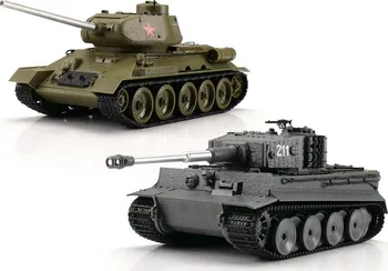 RC model tanku Torro World of Tanks Tiger I + T-34/85