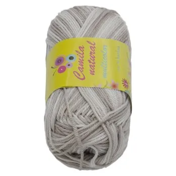 Příze Příze CAMILA multicolor 50g / 125 m přírodní, béžovošedá