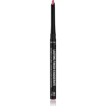 Tužka na rty Rimmel Lasting Finish Exaggerate automatická tužka na rty odstín 063 Eastend Pink 0,25 g