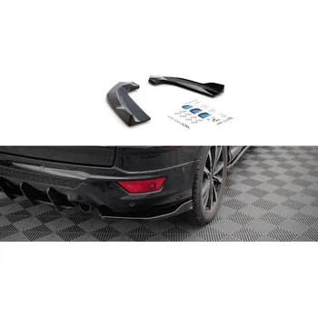 Tuning Splittery zadní boční Ford Escape ST-Line Mk3 černý leský plast