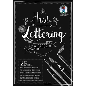 Ursus Skicák na Hand Lettering 210g/m2 A5 (25ks) černý