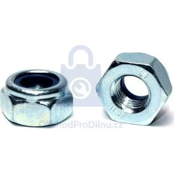 Matice Matice samojistná nízká, DIN 985, pevnost 10, pozinkovaná M16 - hobby balení, balení 1 ks