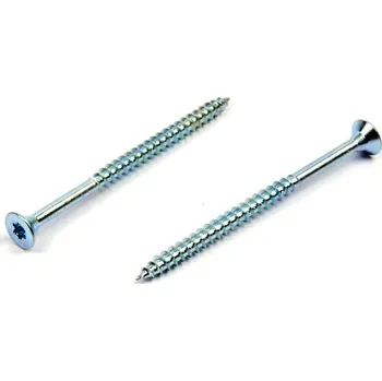 Vrut Univerzální vrut do dřeva 6x120/70 TORX zinek bílý, částečný závit (Univerzální vrut TORX částečný závit)