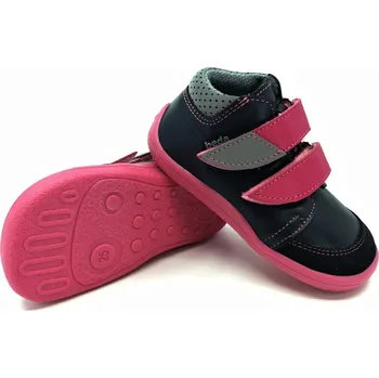 Dívčí polobotky Beda Barefoot EL BF 0001/W/M/2/OP zúžené kotníkové s membránou 20, Vnitřní délka boty: 12,2 cm, Vnitřní šířka boty: 6,2 cm