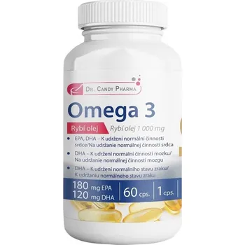 Dr. Candy Pharma Omega 3 rybí olej 1000…