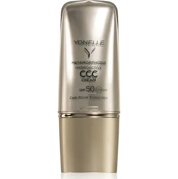 Dekorativní kosmetika Yonelle Metamorphosis tónovací krém na obličej SPF 50 odstín Gold Tan 30 ml