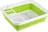 Wenko Skládací odkapávací košík na nádobí, zelený/bílý
