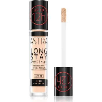 Přípravek na tvář Astra Make-up Long Stay korektor s vysokým krytím SPF 15 odstín 001C Ivory 4,5 ml