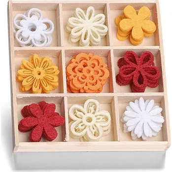 Knorr prandell Květiny - dekorace z filcu 45 ks