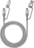 Datový kabel Manhattan USB 2.0 USB C 1 m šedý