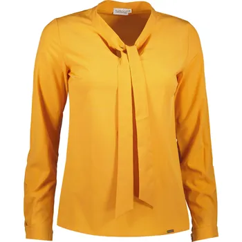 Dámské tričko Dámská halenka NUMOCO A140-13 HOŘČICOVÁ S