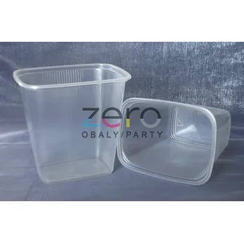 Jednorázové nádobí Vanička PP 500 ml transp.