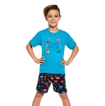 Chlapecké krátké pyžamo Cornette 789-790/99 Caribbean 98/104 Modrá
