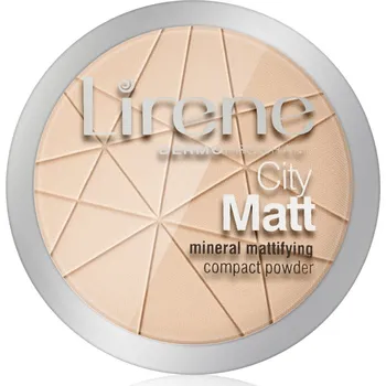 Pudr Lirene City Matt matující pudr odstín 01 Transparent 9 g