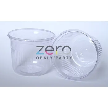 Jednorázové nádobí Kelímek transparentní 100 ml, pr. 68 mm