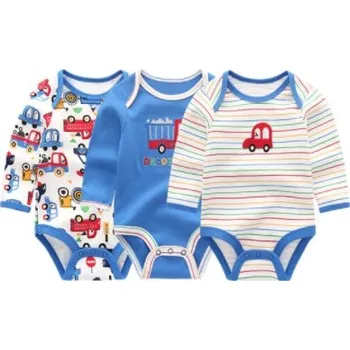 Kojenecké body - chlapecké (3 ks) Motiv: Set 2, Velikost: 9M