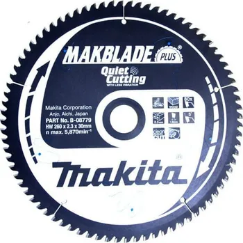 Pilový kotouč Makita úhlový kotouč 260mm, 80z B-32605