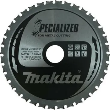 Řezný kotouč Makita pílový kotúč 185mm, 36z B-33417