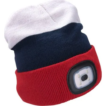 Oblečení a móda Extol Light čepice s čelovkou LED, trikolóra 43451