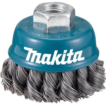 Drátěný kartáč Makita kalíšková kartáč, spletený drát 75mm, M14 D-24131