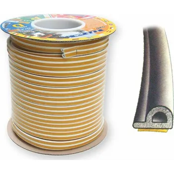 Těsnění do okna a dveří Tesa těsnění samolepicí profil P 55703 bílé