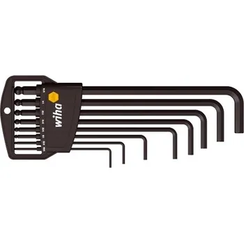 Klíč Klíče palcové imbusové s koulí 369HZ8 / 8-dílná sada Wiha