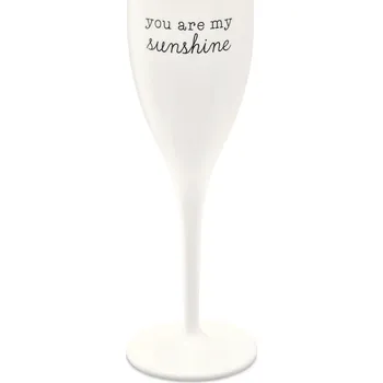Sklenice Plastová sklenička na bublinky - různé nápisy Design: You are Sunshine