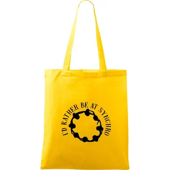 I'd Rather Be At Synchro - Taška bavlněná - 42 x 38 cm ( Žlutá )